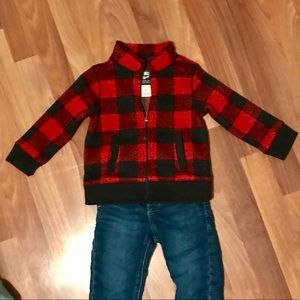 LIKE NEW OshKosh Buffalo Plaid Jacket